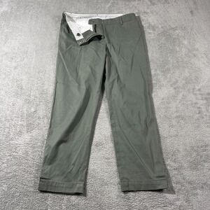 Talbots Perfect‎ Crop Pants, Womens Olive Green Casual Trousers